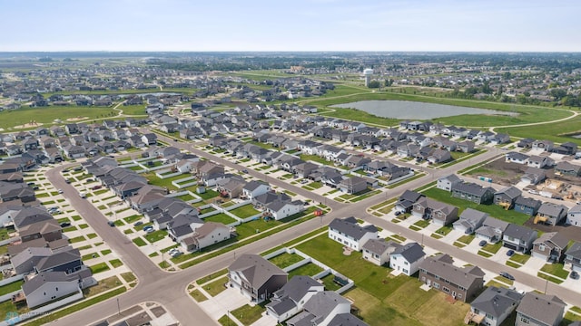 1546 68th Ave S, Fargo, ND 58104 - aerial view of property's location featuring a large body of water and nearby suburban area