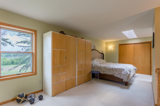 N8355 330th St, Gilman Twp, WI 54767 - bedroom with a skylight and carpet