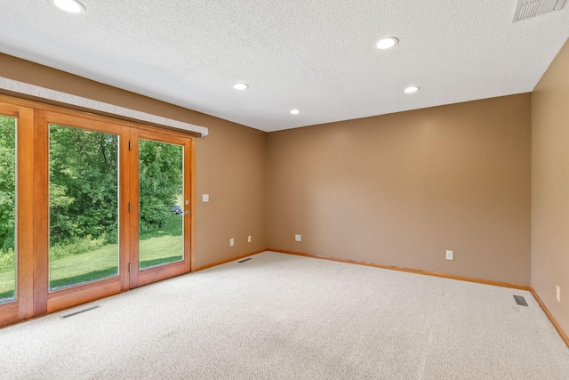 6260 Wessel Ct, Eden Prairie, MN 55346 - carpeted spare room with recessed lighting and a textured ceiling