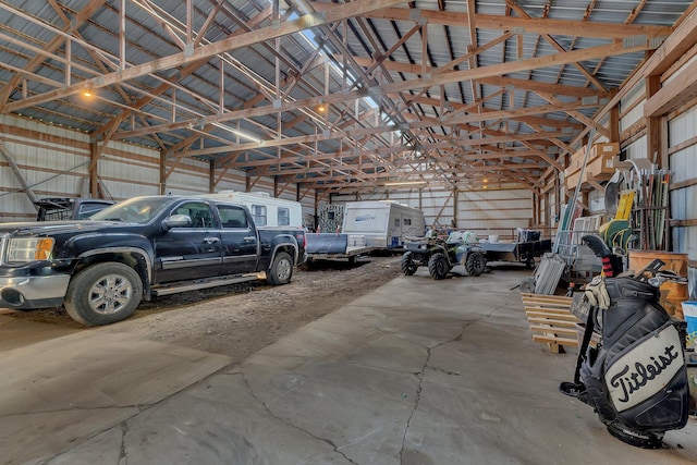 37454 605th Ave, Bluffton Twp, MN 56518 - garage with metal wall