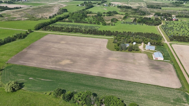 37454 605th Ave, Bluffton Twp, MN 56518 - aerial view of property and surrounding area featuring rural landscape and large plots for crops