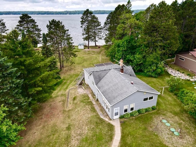 30055 Shore Dr, Pengilly, MN 55775 - aerial view of property and surrounding area featuring a large body of water