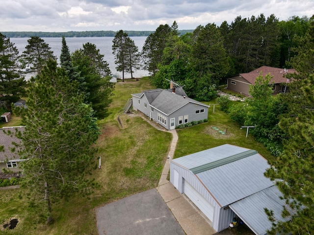 30055 Shore Dr, Pengilly, MN 55775 - view from above of property with a large body of water