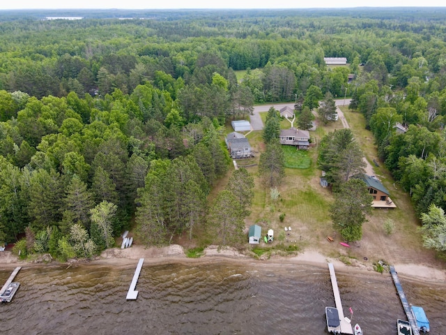 30055 Shore Dr, Pengilly, MN 55775 - aerial overview of property's location featuring a forest
