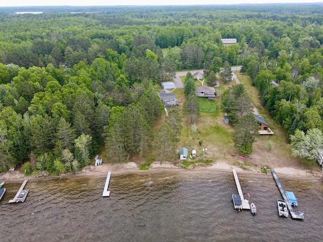 30055 Shore Dr, Pengilly, MN 55775 - aerial view of property and surrounding area with a forest and a nearby body of water