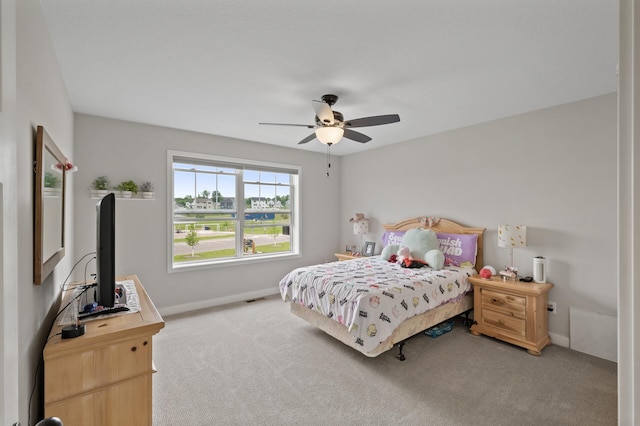 5945 178th St W, Lakeville, MN 55044 - bedroom with carpet floors, baseboards, and a ceiling fan
