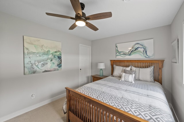 5945 178th St W, Lakeville, MN 55044 - carpeted bedroom with baseboards and a ceiling fan