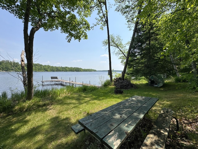 27315 Stark Lake Rd, Aitkin, MN 56431 - view of property's community with a boat dock and a water view
