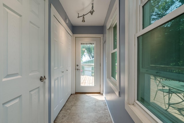43867 County Road 15, New Sweden Twp, MN 56074 - doorway to outside with baseboards