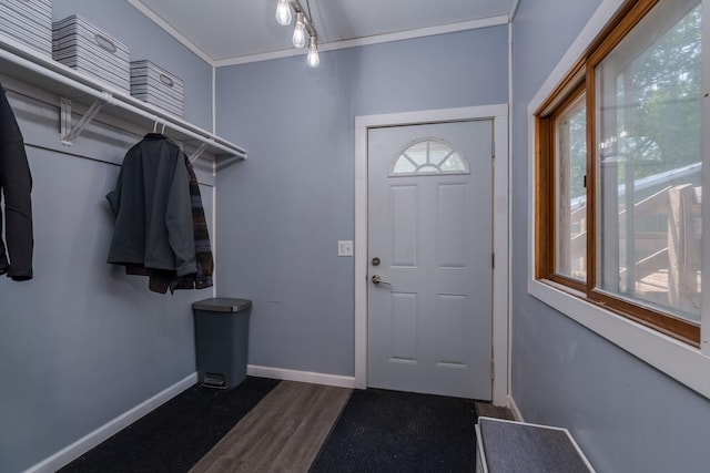 43867 County Road 15, New Sweden Twp, MN 56074 - foyer with healthy amount of natural light and ornamental molding