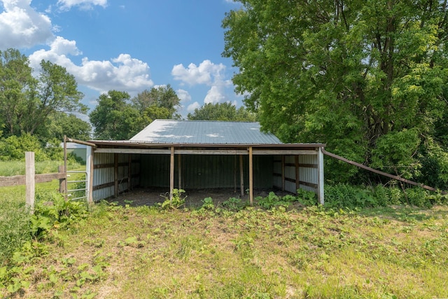 43867 County Road 15, New Sweden Twp, MN 56074 - view of pole building featuring a detached carport