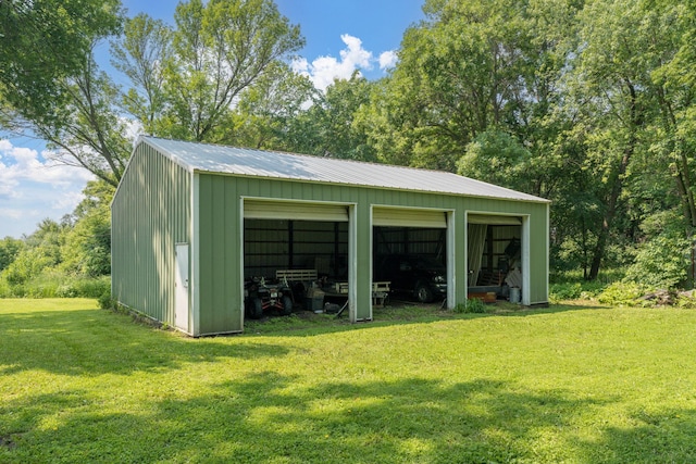 43867 County Road 15, New Sweden Twp, MN 56074 - view of detached garage