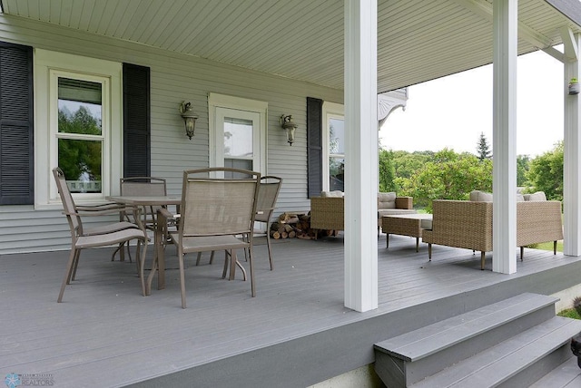 5560 County Road 3, Kindred, ND 58051 - view of patio featuring outdoor dining area