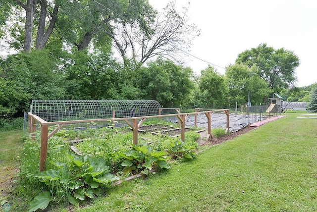 5560 County Road 3, Kindred, ND 58051 - view of yard with a garden and view of wooded area