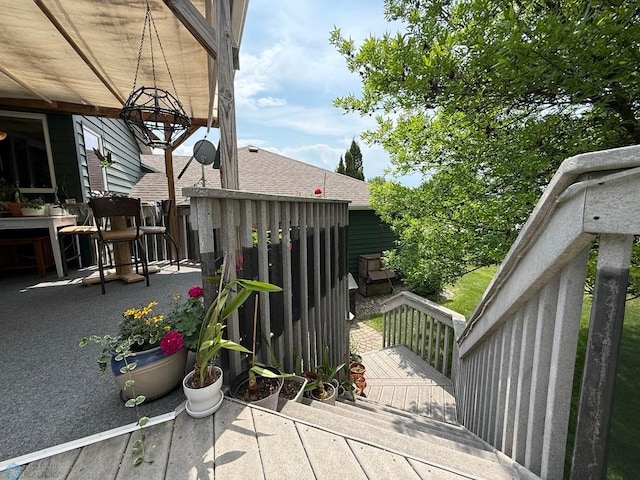 521 Kroshus Dr, Dilworth, MN 56529 - view of patio / terrace