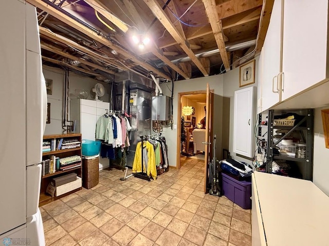 521 Kroshus Dr, Dilworth, MN 56529 - unfinished basement featuring water heater