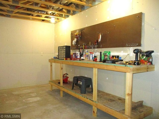 37760 Dove St Unit 14, Aitkin, MN 56431 - basement with a workshop area