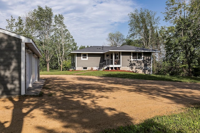 3546 230th St E, Prior Lake, MN 55372 - rear view of house featuring an outdoor structure