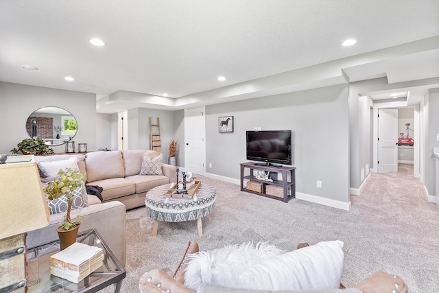 3546 230th St E, Prior Lake, MN 55372 - living room with recessed lighting and light colored carpet