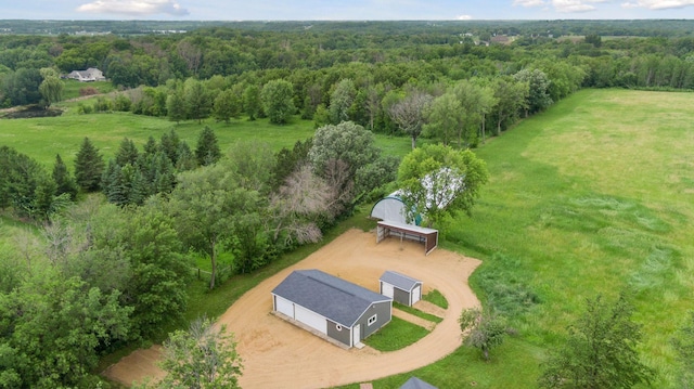 3546 230th St E, Prior Lake, MN 55372 - view from above of property featuring a heavily wooded area