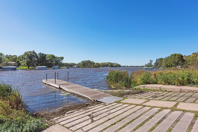 3546 230th St E, Prior Lake, MN 55372 - dock area with a boat ramp and a water view