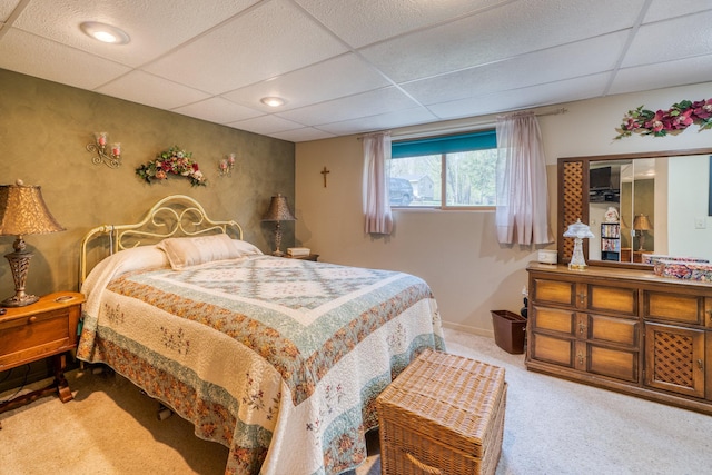33240 Gary Dr, Grand Rapids, MN 55744 - bedroom with carpet floors and a paneled ceiling
