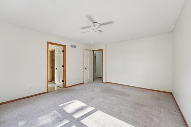 1741 Prescott Ln, Chaska, MN 55318 - unfurnished bedroom with light colored carpet, baseboards, and ceiling fan