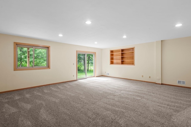 13842 Redwood St NW, Andover, MN 55304 - empty room featuring baseboards, carpet floors, and recessed lighting