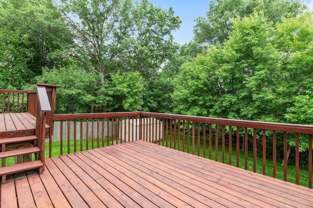 13842 Redwood St NW, Andover, MN 55304 - deck with a lawn
