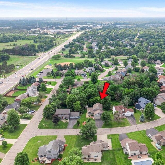 13842 Redwood St NW, Andover, MN 55304 - aerial view of residential area