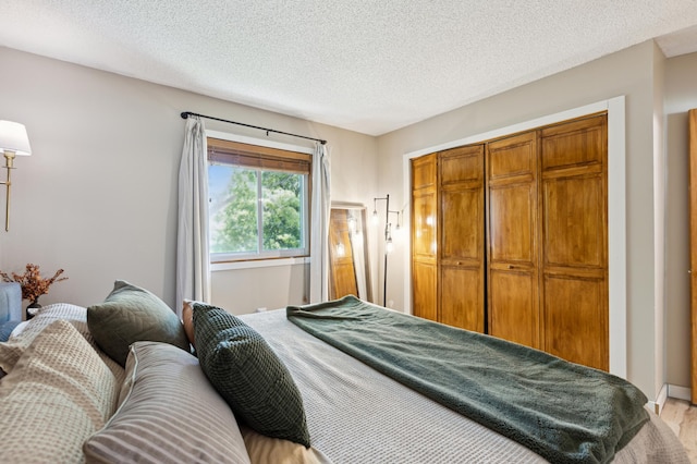 4616 Fillmore Ave NW, Maple Lake Twp, MN 55358 - bedroom with a closet and a textured ceiling