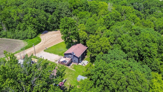 4616 Fillmore Ave NW, Maple Lake Twp, MN 55358 - aerial view of a heavily wooded area