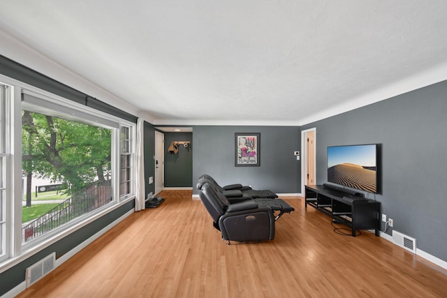 1346 Como Ave, Saint Paul, MN 55108 - living room with light wood-type flooring and baseboards