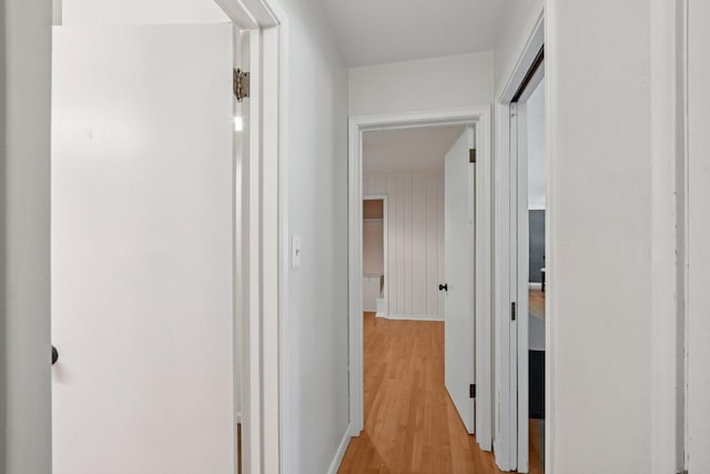 1346 Como Ave, Saint Paul, MN 55108 - hallway with light wood-style flooring and baseboards