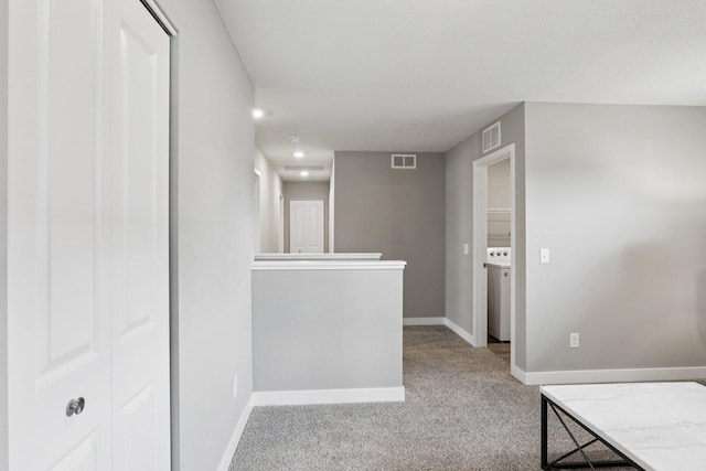 11505 Pineridge Way N, Dayton, MN 55327 - hallway with carpet floors and baseboards