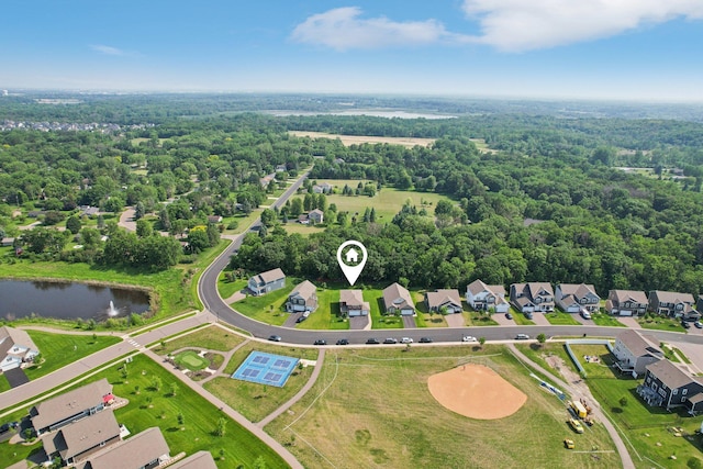 11505 Pineridge Way N, Dayton, MN 55327 - aerial view of property's location with nearby suburban area and a nearby body of water