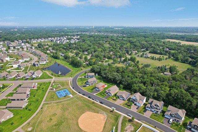 11505 Pineridge Way N, Dayton, MN 55327 - aerial view of property's location with nearby suburban area and a large body of water