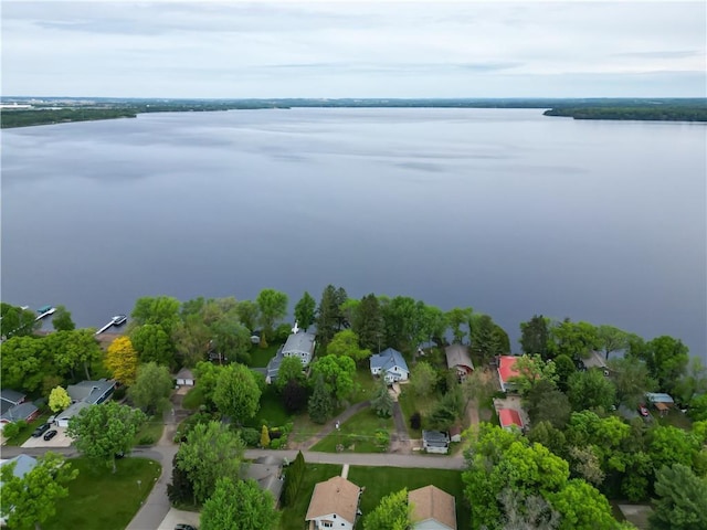 17174 59th Ave, Lafayette Twp, WI 54729 - aerial view of residential area with a nearby body of water