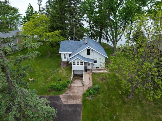 17174 59th Ave, Lafayette Twp, WI 54729 - view from above of property