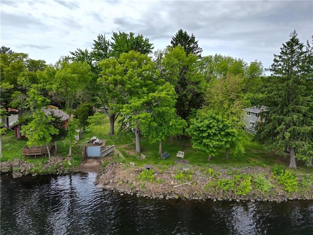 17174 59th Ave, Lafayette Twp, WI 54729 - aerial view of a nearby body of water