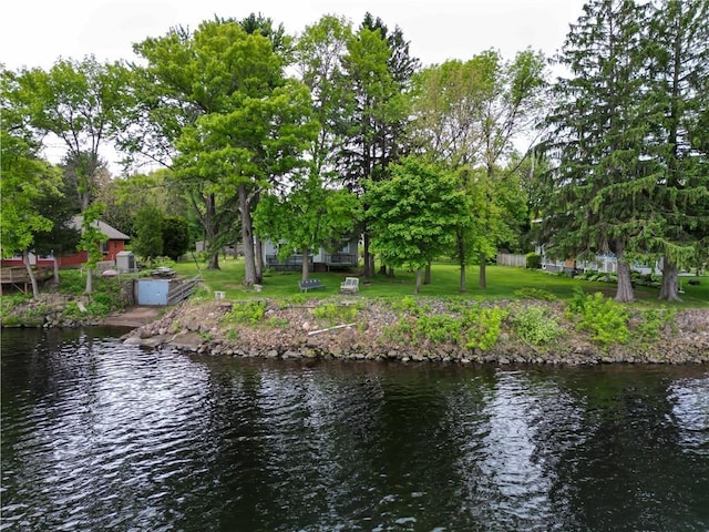 17174 59th Ave, Lafayette Twp, WI 54729 - water view with a tree filled landscape