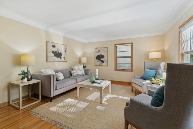 5409 Aldrich Ave S, Minneapolis, MN 55419 - living room with wood finished floors and crown molding