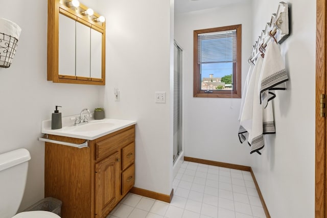 5409 Aldrich Ave S, Minneapolis, MN 55419 - full bath featuring vanity and a shower stall