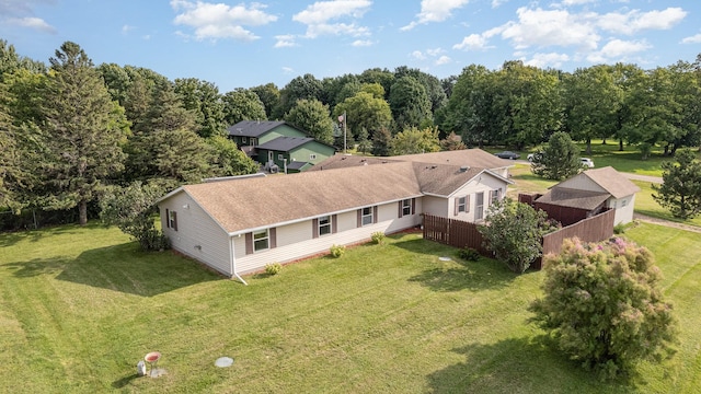 38630 Woodview Ln, Le Center, MN 56057 - aerial view of property and surrounding area