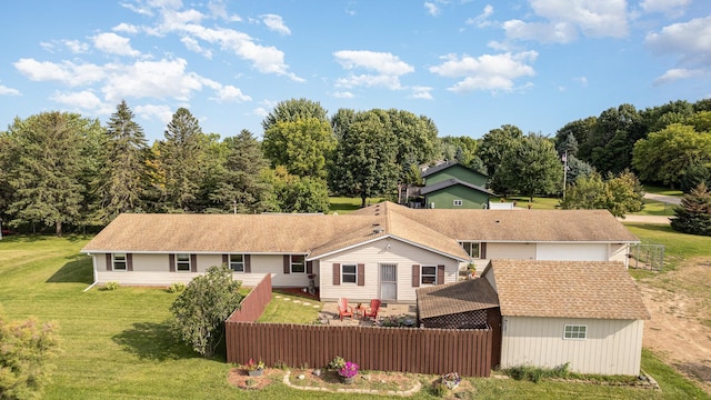 38630 Woodview Ln, Le Center, MN 56057 - back of property featuring a shed
