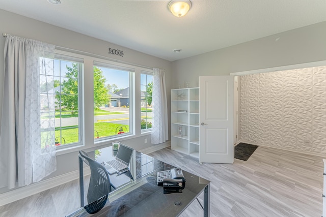 8799 Irving Blvd N, Lake Elmo, MN 55042 - office featuring baseboards and light wood-style floors