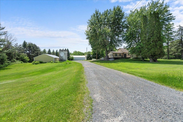 1334 105th Ave, Amery, WI 54001 - view of front of property featuring a front lawn and gravel driveway