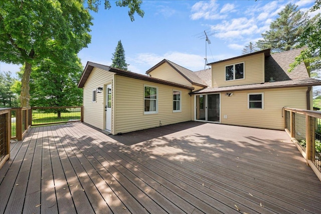 1334 105th Ave, Amery, WI 54001 - view of wooden deck