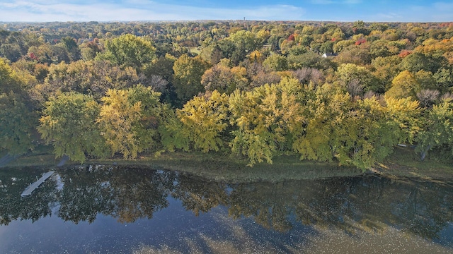 12620 Overlook Rd, Dayton, MN 55327 - aerial view of property and surrounding area featuring a heavily wooded area and a nearby body of water