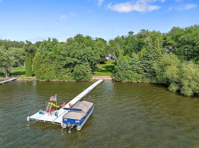 22946 185th St NW, Orrock Twp, MN 55309 - dock area featuring a water view